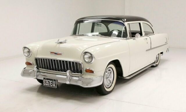 Onyx Black Over India Ivory 235ci Inline 6 Beautiful Interior 1955 Chevrolet Del Ray