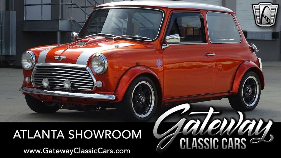 Orange 1972 Austin Mini 4-cyl OHC 4 Speed Manual Available Now! 1972 Austin Mini Cooper