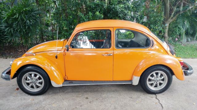 Orange 1974 volkswagen beetle 1974 Volkswagen Beetle - Classic