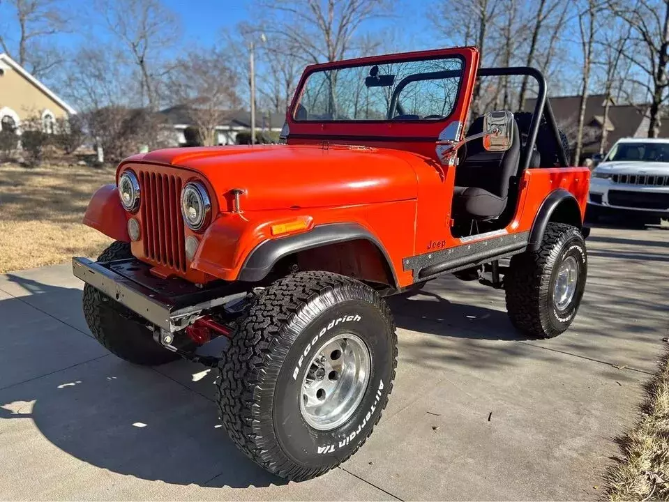 Orange 1978 Jeep CJ7 - Runs Great - Top not included 1978 Jeep CJ