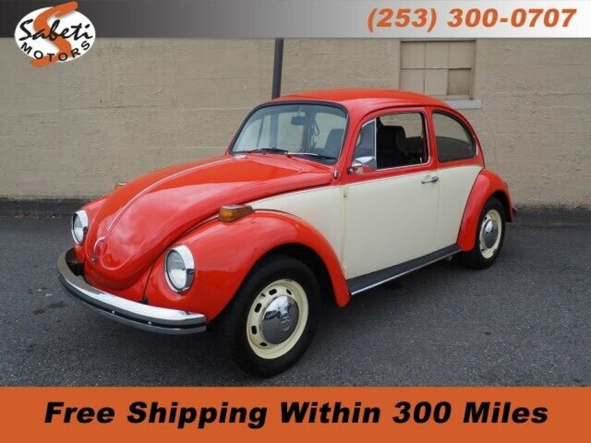 Orange Volkswagen Beetle with 51,951 Miles available now! 1972 Volkswagen Beetle - Classic