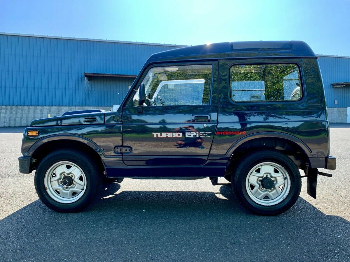 Orig Fuel Injected Intercool Turbo 4x4 from Japan with RARE panoramic high top 1988 Suzuki Samurai