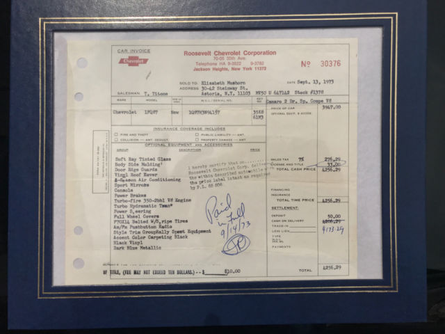 1973 Chevrolet Camaro 'REAL' RS - photo 10