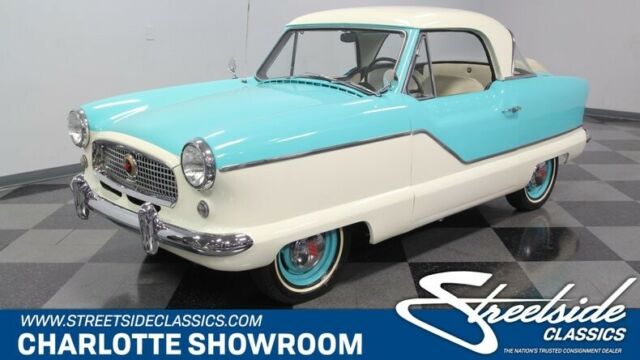 ORIGINAL 1500 CC INLINE-4 & 3SPD TRANS, RETRO COLOR SCHEME, SURPRISINGLY ROOMY!! 1961 Nash Metropolitan --