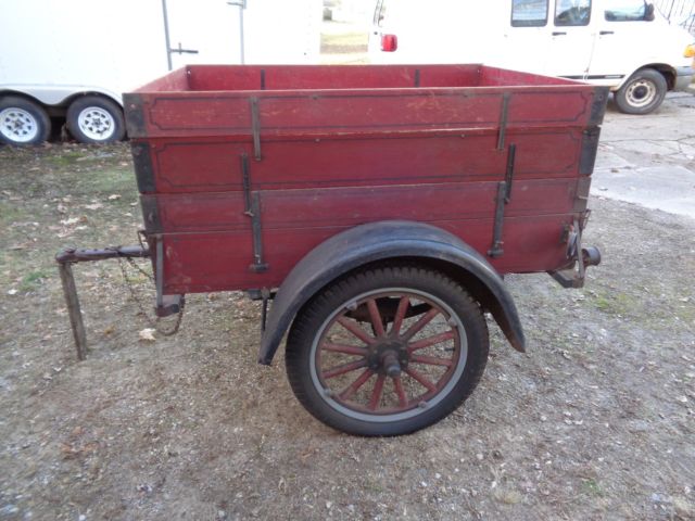ORIGINAL 1917 FORD MODEL T TRAILER,antique,collectable,rare,vintage,dump truck, 1917 Ford Model T