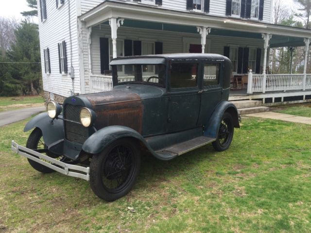 Original 1929 Ford Model A Leatherback, barn fresh 1929 Ford Model A