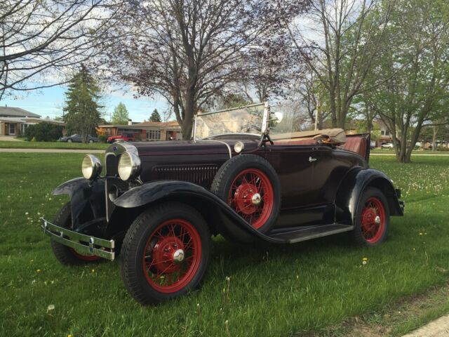 Original 1930 Ford Model A Deluxe Roadster 1931 Ford Model A