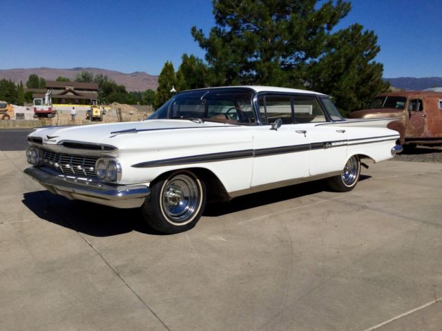 Original 1959 Chevrolet Impala 4 Door Sedan With Original 283 Engine, Nice! 1959 Chevrolet Impala