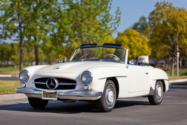 Original 1961 Mercedes-Benz 190SL Roadster Soft-Top Convertible Coupe No Rust! 1961 Mercedes-Benz SL-Class 190SL