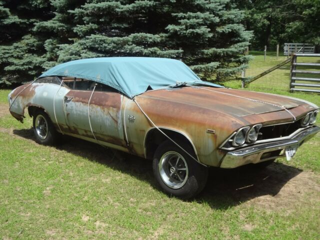 Original 1969 Chevelle SS Coupe, 396 V8 Auto Column, Bench Seat, Cortez Silver + 1969 Chevrolet Chevelle Chevelle SS