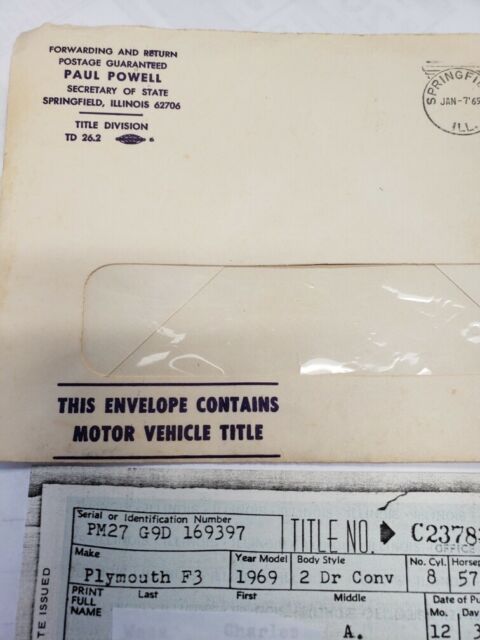 1969 Plymouth Fury III - photo 9