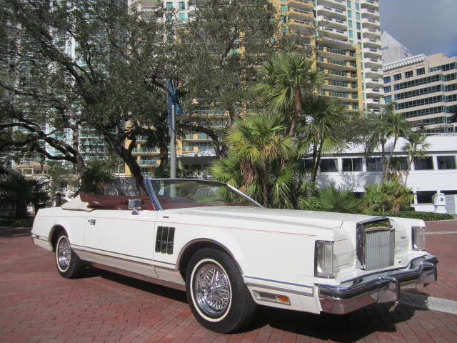 Original 1978 Lincoln Continental Mark V Convertible Classic Low Mile Parade Car 1978 Lincoln Mark Series Classic Lincoln Contintental Mark V Convertible