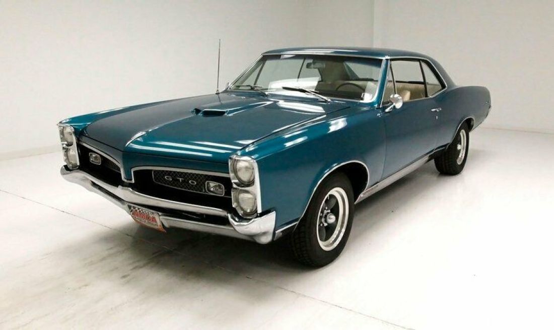 Original 400ci V8/TH400 Trans/Excellent Paint/Super Parchment Interior 1967 Pontiac GTO Coupe