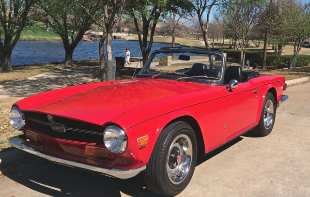 ORIGINAL AND EXCELLENT CONDITION 1971 Triumph TR-6 Roadster