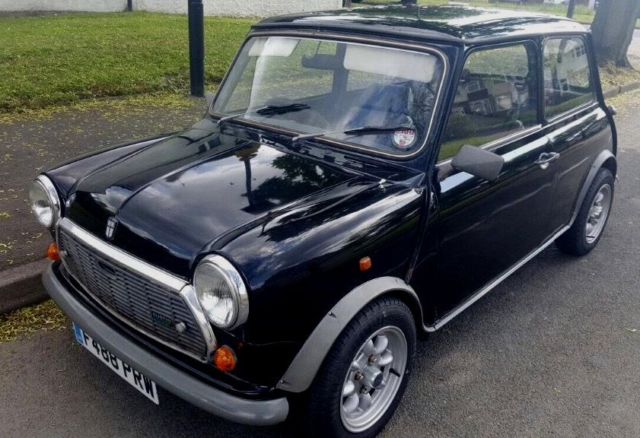 ORIGINAL BLACK 1989 MINI 1000 CITY E 1989 Mini Classic Mini