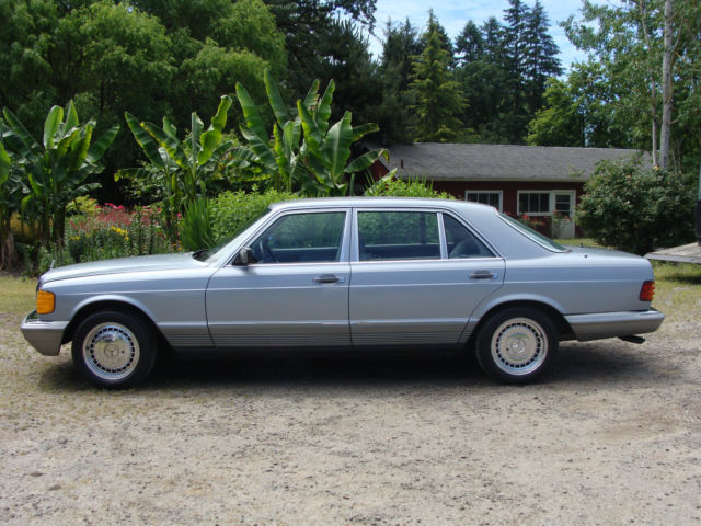 Original Classic 1984 Mercedes 500SEL Adult Owned, Rust Free 1984 Mercedes-Benz 500-Series 500SEL
