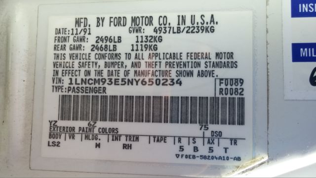 1992 Lincoln Mark Series LSC - photo 12