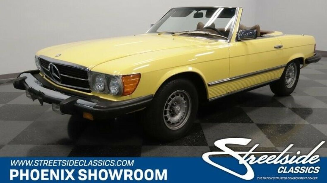 Original Documented V8 Auto Buildsheet Classic Vintage Collector German SL Yello 1978 Mercedes-Benz SL-Class