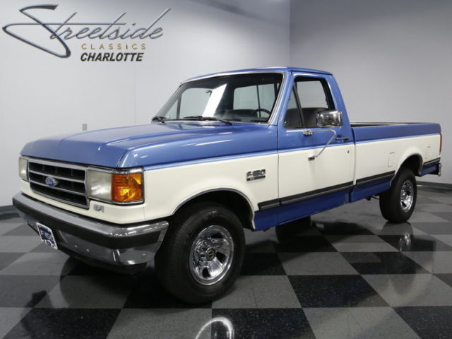 ORIGINAL EFI 5.0 V8, 4SPD AUTO, A/C, PWR STEER & BRAKE, ACTL MILE, CARED FOR! 1989 Ford F-150 XLT Lariat Standard Cab Pickup 2-Door