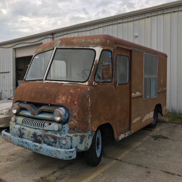 original ice cream truck with nice patina can build Rat rod, food truck, camper 1958 Ford Other