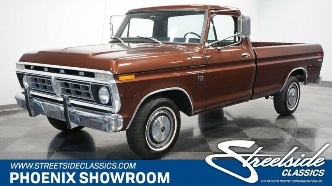 Original Inline Six Manual Classic Vintage Collector Low Brown Documents 1976 Ford F-150