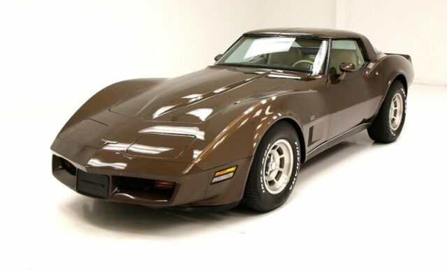 Original L82 350ci V8 Dark Brown Metallic Nicely Preserved Interior 1980 Chevrolet Corvette Coupe
