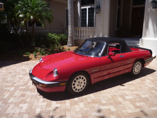1986 Alfa Romeo Spider Quadrifoglio