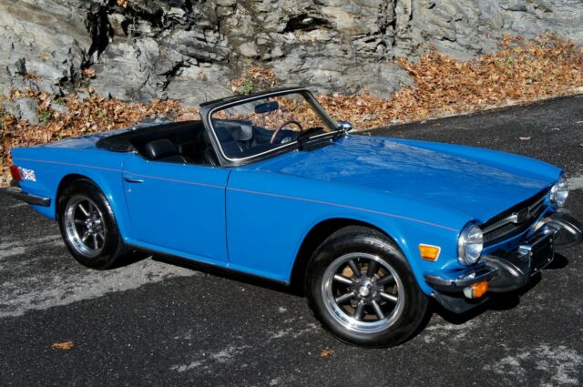 ORIGINAL MATCHING NUMBERS EXCELLENT DRIVING "Affordable " Tahiti Blue TR6 1976 Triumph TR-6 ROADSTER CONVERTIBLE