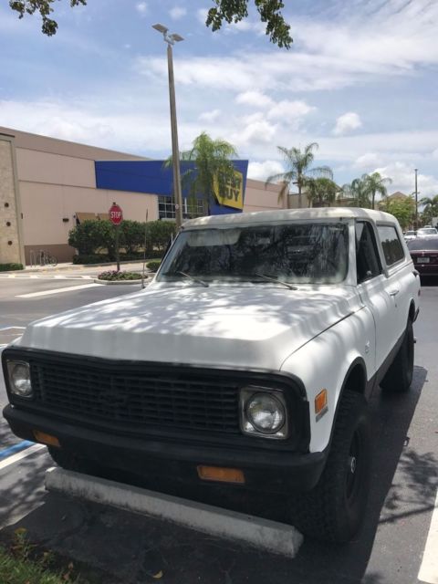 ORIGINAL MOTOR, TRAVEL LOG, 4X4, POWER STEER, CONVERTIBLE, HYDRAMATIC 1971 Chevrolet Blazer