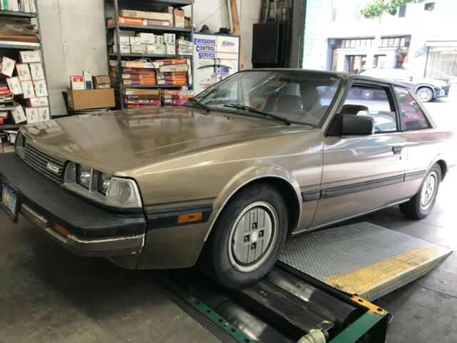 Original Owner 1985 Mazda 626 Coupe Beige Two Door Automatic Low Miles Air 1985 Mazda 626