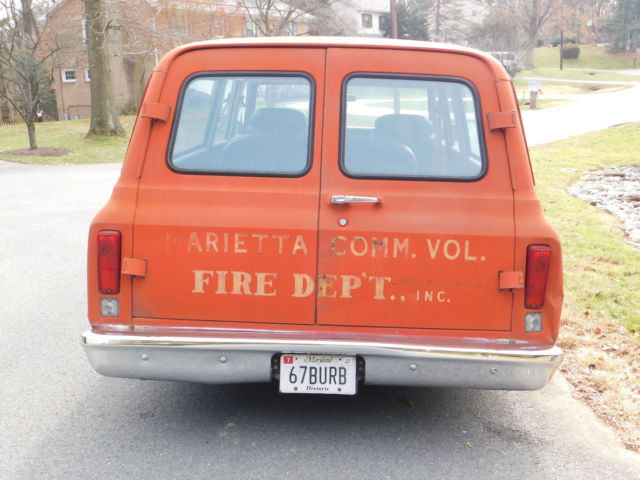 1967 Chevrolet Suburban GMC CARRYALL, VINTAGE EMERGENCY VEHICLE - photo 5