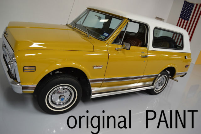 Original PAINT low miles SURVIVOR .... best original in existence SEE VIDEO TX 1972 Chevrolet Blazer Jimmy CST, same as Blazer