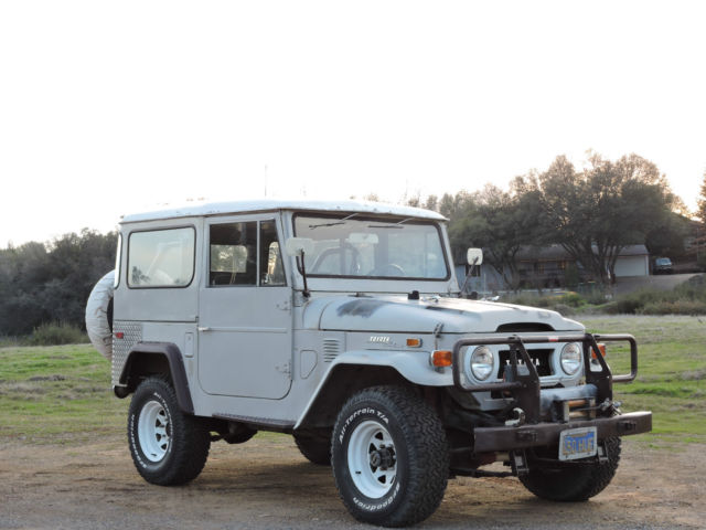 Original Partially Restored Clean Title Project Non V8 or FJ60 FJ45 Custom 1973 Toyota Land Cruiser FJ40 NO RESERVE