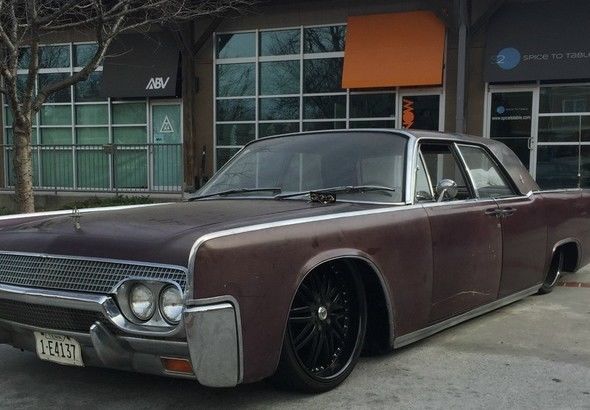 Original Patina 1961 Suicide Door Lincoln Continental BAGGED RAT ROD -SWITCHES 1961 Lincoln Continental Base