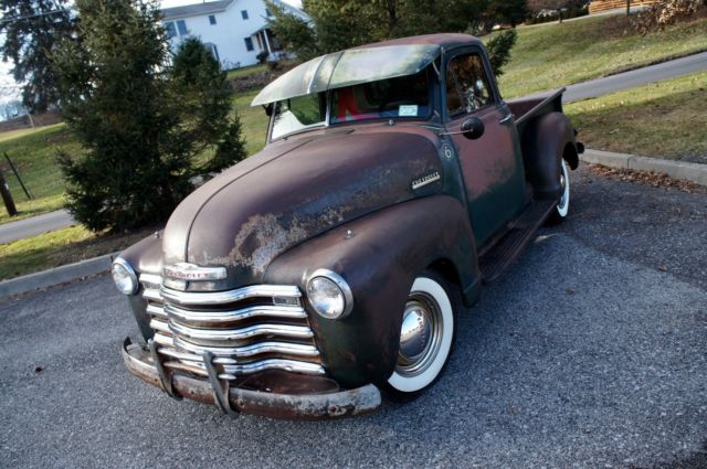 ORIGINAL PATINA SOLID DRIVER ! FANTASTIC CONDITION ! 12 VOLT CONV. 150 PHOTOS ! 1952 Chevrolet Other Pickups 5 Window 3100 1/2 Ton