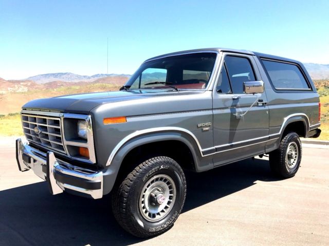 ORIGINAL SURVIVOR!!! 67,400 ORIGINAL MILES!!! 1986 Ford Bronco XLT 4X4 1986 Ford Bronco XLT