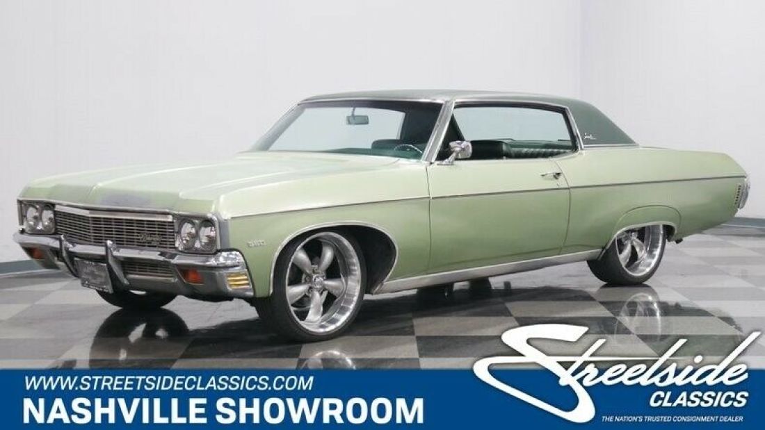 Original survivor paint numbers matching motor and transmission 1970 Chevrolet Impala Custom Coupe
