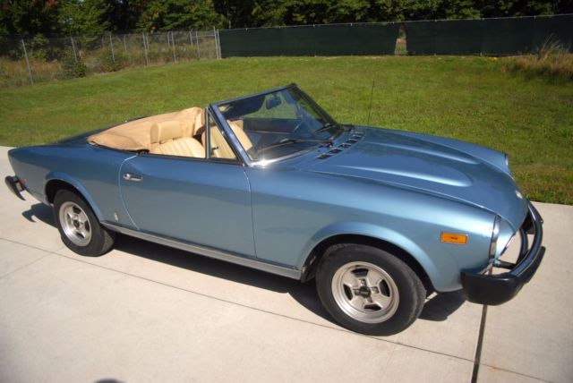 Original TURBO 2000 124 Pininfarina Spider. Only 700 produced. 1981 Fiat Other 2000 TURBO