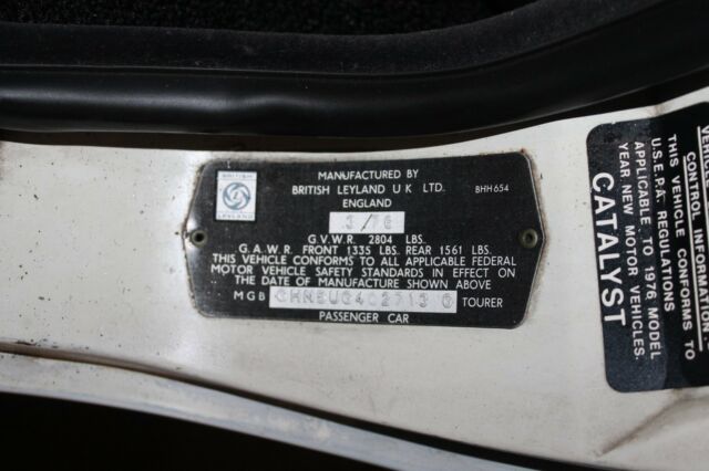 1976 MG MGB standard - photo 11