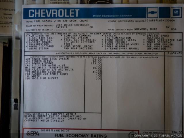1981 Chevrolet Camaro - photo 3