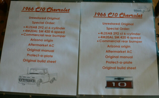 1966 Chevrolet C-10 SWB FLEETSIDE PICKUP TRUCK W/AIR CONDITIONING - photo 3