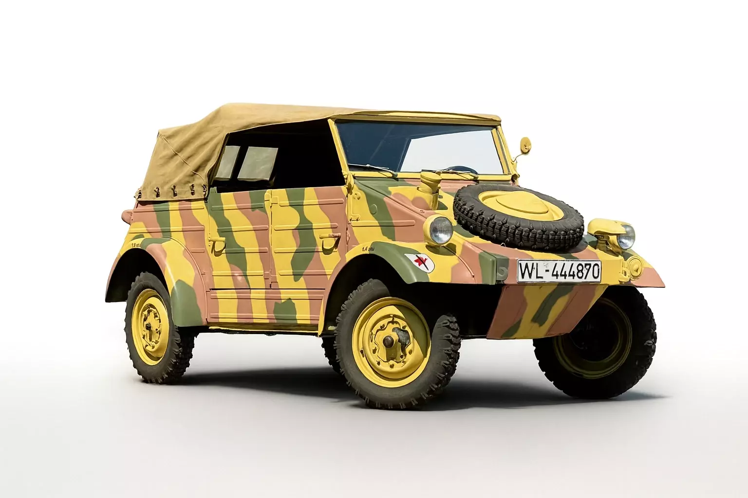 Orignal Numbered Body RARE WWII Kubel 1943 Volkswagen Kubelwagen Type 82 RARE WWII Kubel