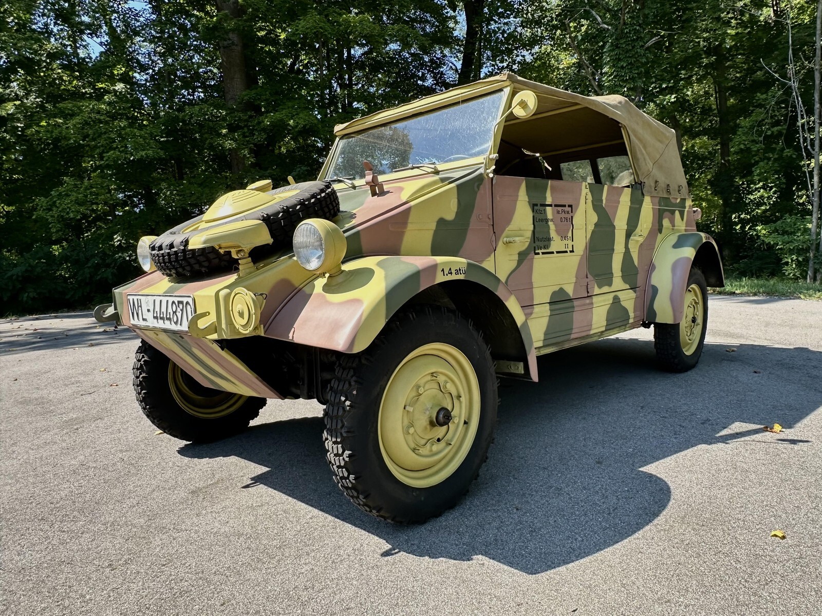 1943 Volkswagen Kubelwagen Type 82 RARE WWII Kubel - photo 11