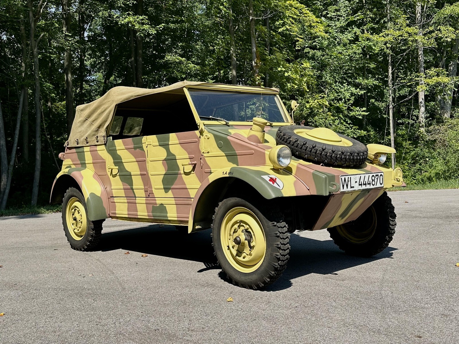 1943 Volkswagen Kubelwagen Type 82 RARE WWII Kubel - photo 8