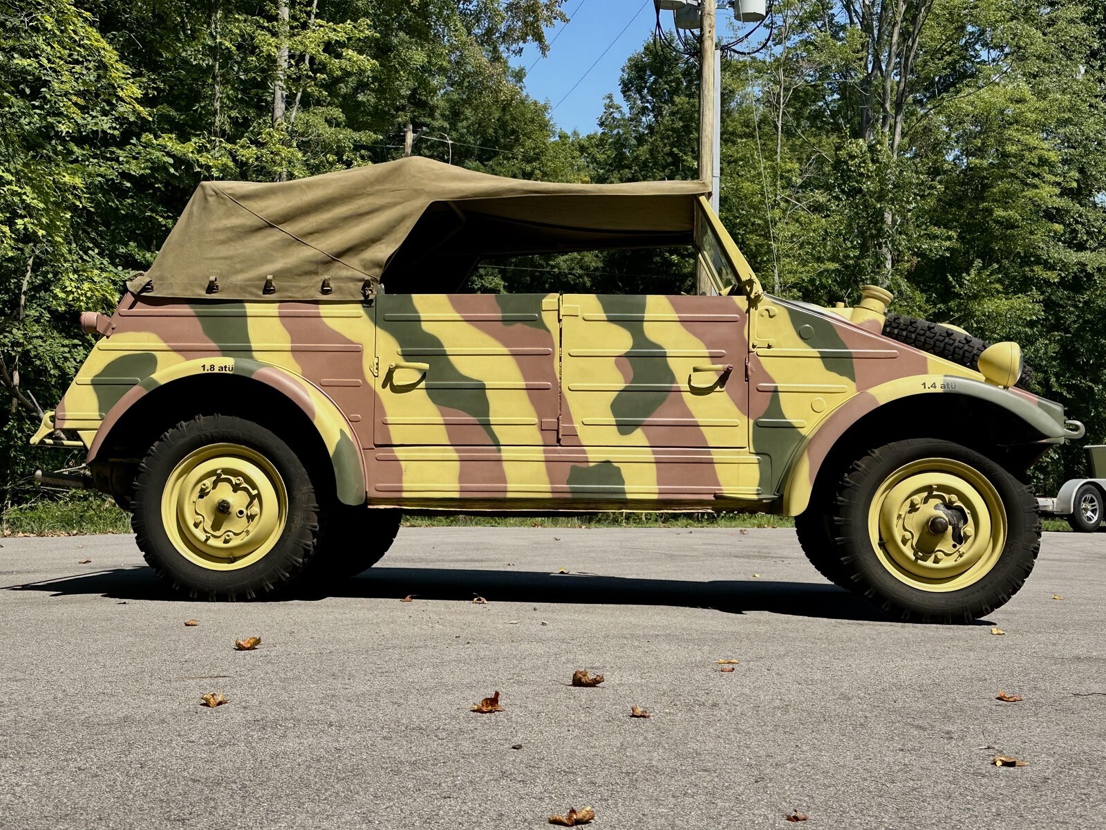 1943 Volkswagen Kubelwagen Type 82 RARE WWII Kubel - photo 9