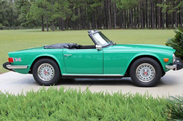 1975 Triumph TR-6 37,615 Original Miles, Java Green, Georgous! - photo 7