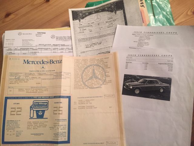 1985 Mercedes-Benz 300-Series CD Sport Coupe - photo 11
