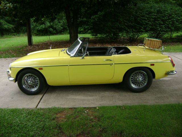 Overdrive -New Interior - New Paint - New Soft Top - Newer Tires- Just Serviced 1969 MG MGB Conv