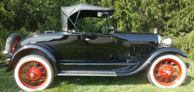 1929 Ford Model A 1929 Roadster Convertible Rumble Seat Ahooga Horn - photo 2