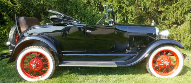 1929 Ford Model A 1929 Roadster Convertible Rumble Seat Ahooga Horn - photo 4